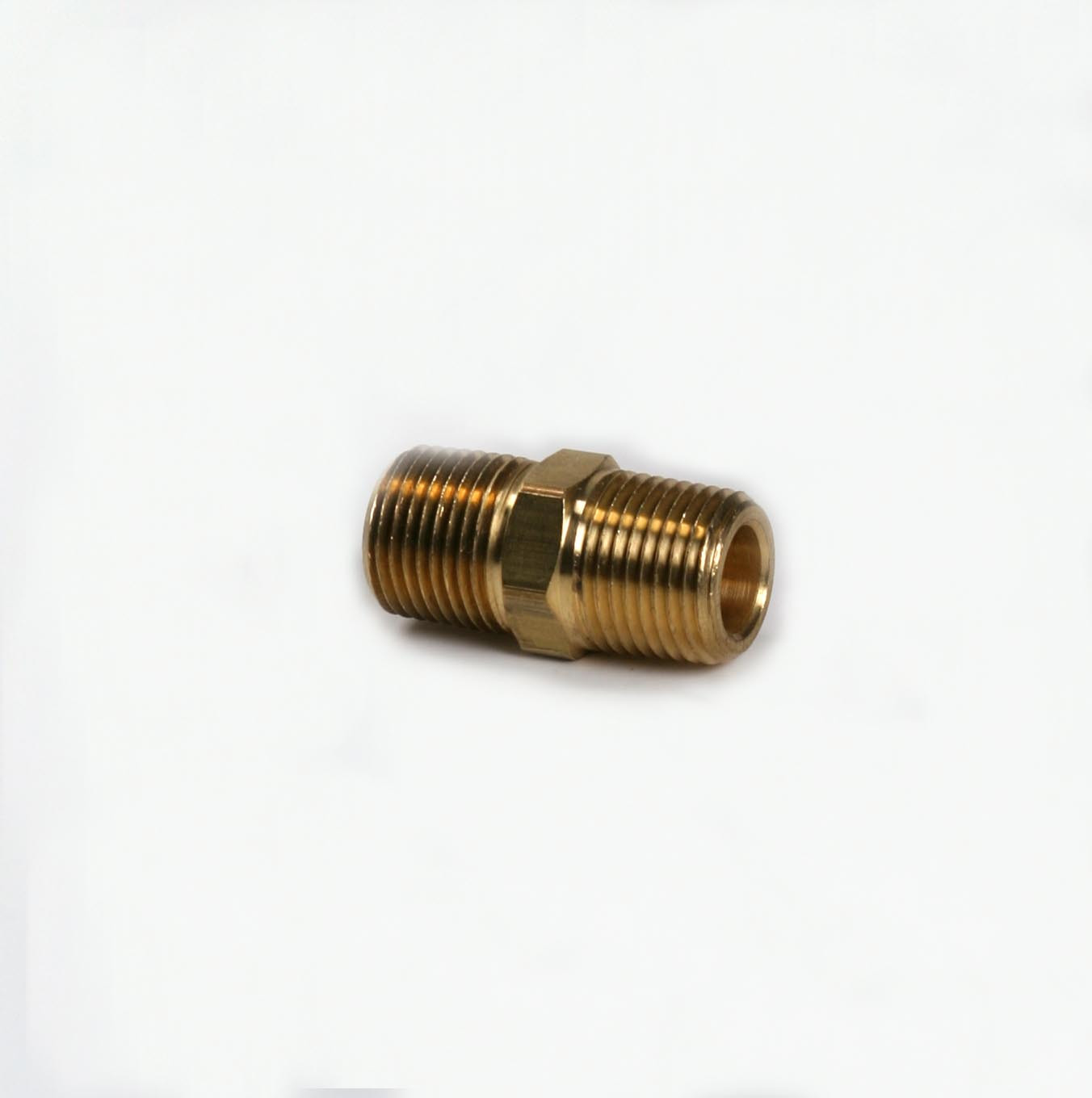 3/8'' Brass Hex Nipple | 052-074