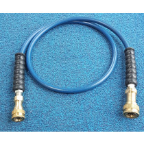 Descaling/recirculation hose for machines with male solution outlet