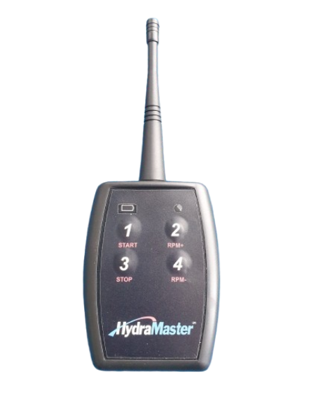 Hydramaster truckmount remote control system.