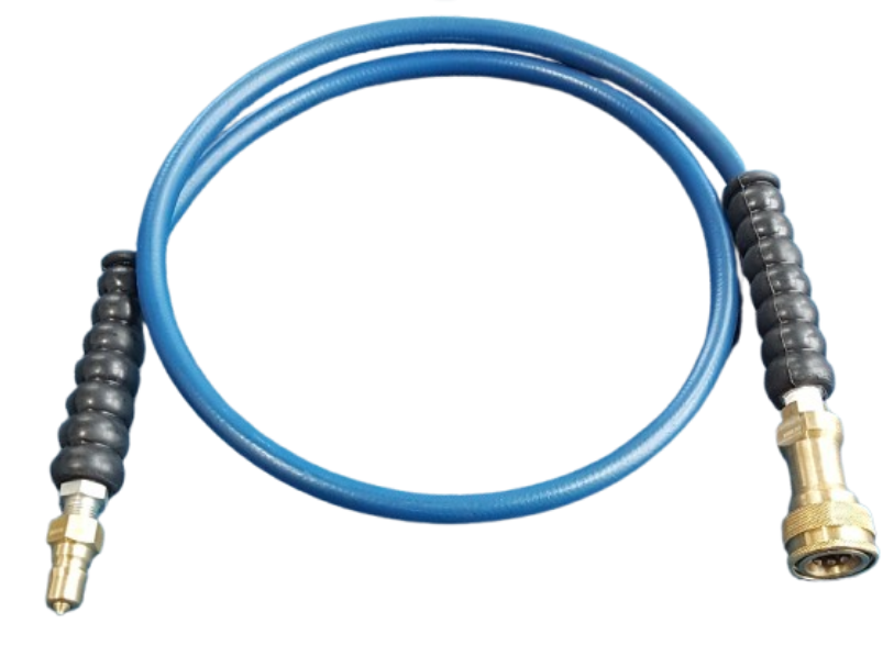 Descaling/recirculation hose for machines with female solution outlet