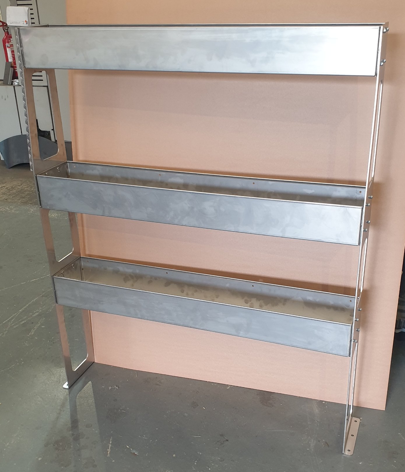 ShelfMaster Stainless steel van shelving unit