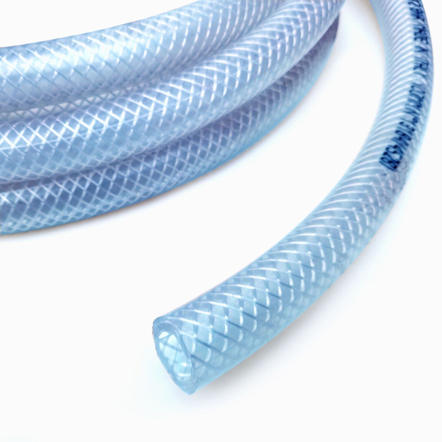 10mm clear braided PVC hose