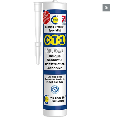 CT1 adhesive for waste tank foam seal
