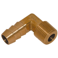 Brass 3/8″ elbow to 8mm Barb