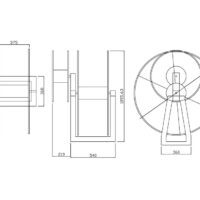Hose Reel – 200 ft Capacity