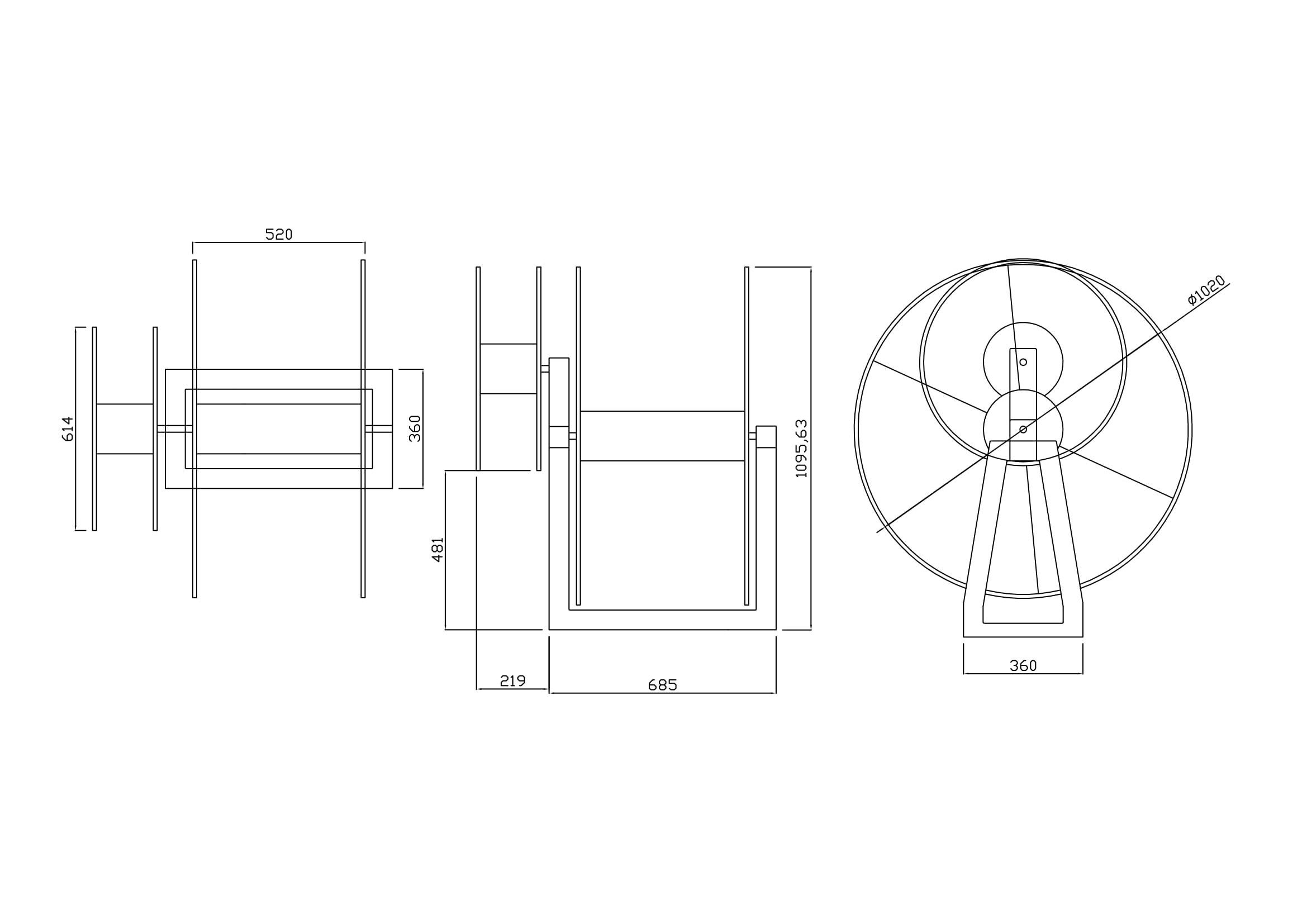 Hose Reel – 300 ft Capacity