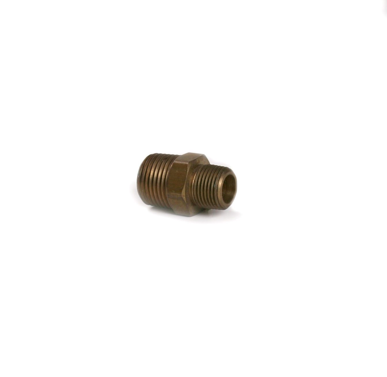 3/8” x 1/2” Brass Hex Nipple | 052-075