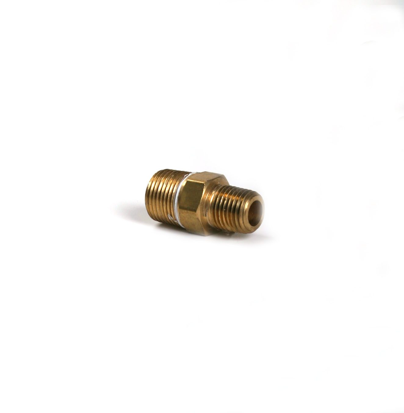 1/4” x 3/8” Brass Hex Nipple | 052-073