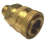 1/4” Brass Female Flow-Thru Quick Connect | BR337